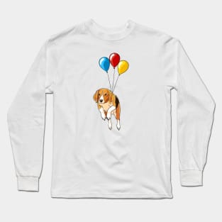 Floating Beagle Long Sleeve T-Shirt